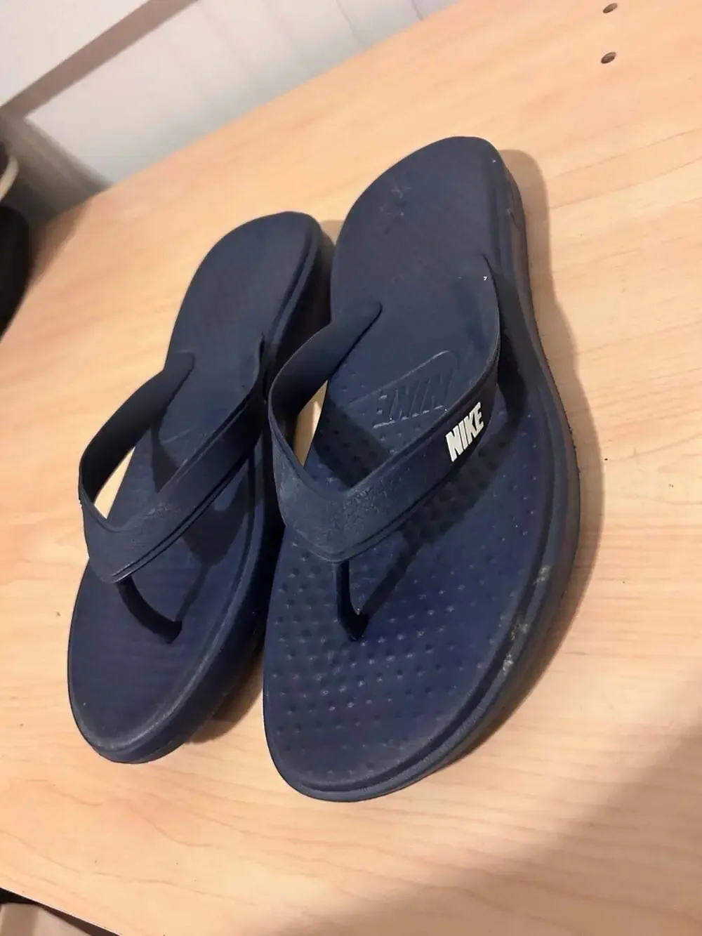 Nike Solay Thong Flip Flop Sandals Navy Blue
